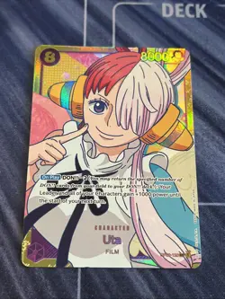 One Piece TCG English OP02-120 Uta SEC Foil - Image 2