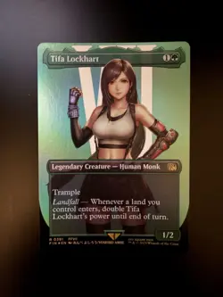MTG Final Fantasy English Tifa Lockhart Borderless 0391 Foil - Image 1