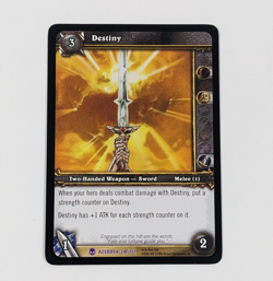 WOW TCG World of Warcraft DESTINY Epic #318 Heroes of Azeroth VG/EX - Image 1