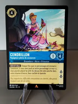 Carte LORCANA FR - Chapitre 12 155/204 Cendrillon - Rare non Foil Neuf - Image 1