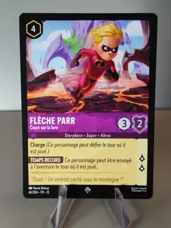 Carte LORCANA FR - Chapitre 12 61/204 Fleche Parr - Super Rare non Foil Neuf - Image 1