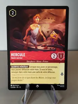 Carte LORCANA FR - Chapitre 12 123/204 Hercule - Super Rare non Foil Neuf - Image 1