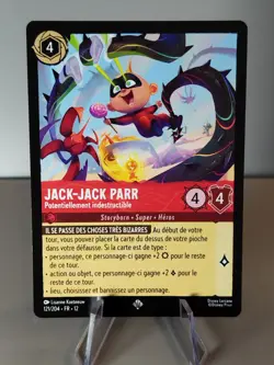 Carte LORCANA FR -Chapitre 12 121/204 Jack-Jack Parr - Super Rare non Foil Neuf - Image 1