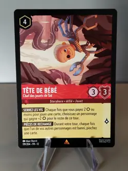 Carte LORCANA FR - Chapitre 12 119/204 Tete de Bebe - Rare non Foil Neuf - Image 1