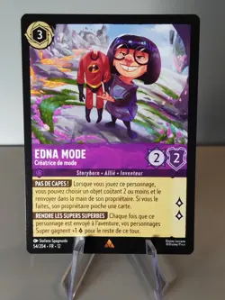 Carte LORCANA FR - Chapitre 12 54/204 Edna Mode - Rare non Foil Neuf - Image 1