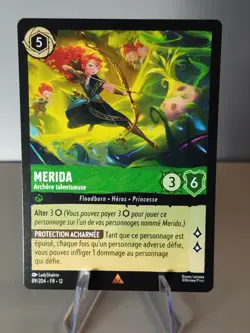 Carte LORCANA FR - Chapitre 12 89/204 Merida - Rare non Foil Neuf - Image 1