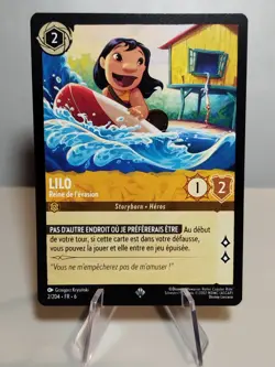 Carte LORCANA FR - Chapitre 6 2/204 Lilo - Super rare non Foil Neuf - Image 1