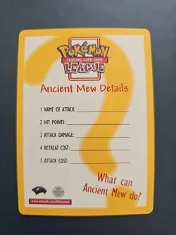 Pokemon TCG Ancient Mew Holo Promo Card WOTC 1999-2000 - Image 2
