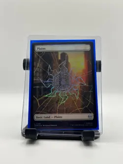 MTG, Plains FOIL (0189) Full Art Borderless Marvel's Spider-Man Foil - Image 1