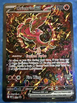 Oricorio ex 024 Pokemon Mega Evolution Charizard UPC Black Star Promo Card TCG - Image 1