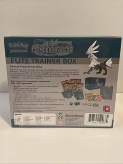 Pokemon TCG Sun Moon Crimson Invasion Elite Trainer Box ETB Factory Sealed New - Image 5