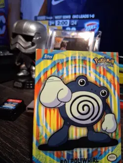 2000 Topps Pokemon Stick On #3 61 Poliwhirl Series 2 Chase TV Animation Sticker - Image 4