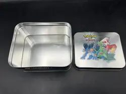 *NO CARDS* EMPTY Vintage 2003 Pokemon E-Reader EX Series Collector's Tin RARE - Image 2