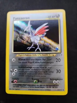 Pokemon TCG- SWIRL Skarmory 13/111 Neo Genesis WOTC Unlimited LP (German) - Image 1