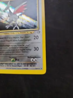Pokemon TCG- SWIRL Skarmory 13/111 Neo Genesis WOTC Unlimited LP (German) - Image 3