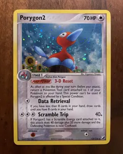 Pokemon TCG Porygon2 12/115 Unseen Forces Holo Rare (English) LP - Image 1