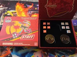 Pokemon Anaheim World Championships Coin & Damage Kit - Staff *Opened No Coin - Image 1