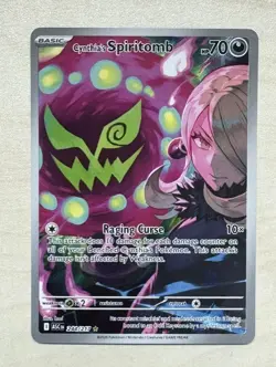 Pokemon TCG Cynthia's Spiritomb Ascended Heroes Illustration Rare NM - Image 1