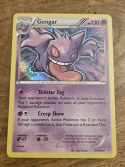 Pokemon Card TCG Gengar 35/83 XY Generations Holo Rare 2016 G01 - Image 1