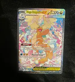 Mega Dragonite EX 290/217 Evolutions Secret Rare Full Art Holo Pokemon TCG - Image 1