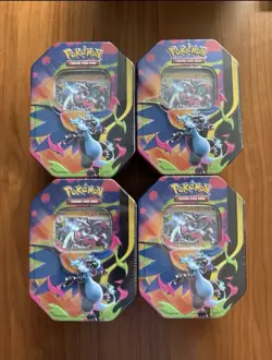 (8x) Pokemon Mega Charizard ex Tins - Factory Sealed - Image 1