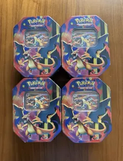 (8x) Pokemon Mega Charizard ex Tins - Factory Sealed - Image 2