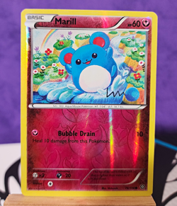 Pokemon TCG Marill 76/114 XY Steam Siege Reverse Holo Common 2016 English - Image 1