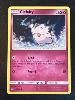 Clefairy 38/68 Hidden Fates Regular Pokemon 2016 Clean NM/M ✨🧚🏼 Ships Free - Image 1