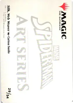 MAGIC MTG MARVEL SPIDER-MAN ART SERIES #29 SILK, WEB WEAVER - Image 2