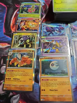 Pokemon 105+ Card Lot Holo Rare All Mega Evolution No Duplicates Reverse Regular - Image 3