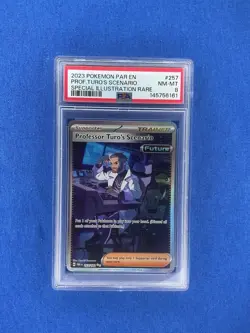2023 Pokemon Professor Turo's Scenario 257/182 Special Illustration Rare PSA 8 - Image 1
