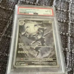 Pokemon TCG Steelix Me01 Mega Evolution Illustration Rare Holo PSA 8 150/132 - Image 1