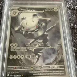Pokemon TCG Steelix Me01 Mega Evolution Illustration Rare Holo PSA 8 150/132 - Image 3