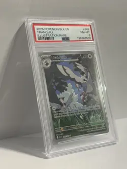 2025 POKEMON BLK EN-BLACK BOLT ILLUSTRATION RARE #149 TRANQUILL PSA 8 - Image 3