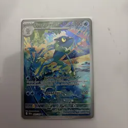 Pokemon TCG Frogadier 089/086 Chaos Rising Full Art Holo Rare English NM - Image 1
