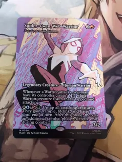 MTG - Spider-Gwen, Web-Warrior / Najeela, The Blade-Blossom Non-foil - Spiderman - Image 3