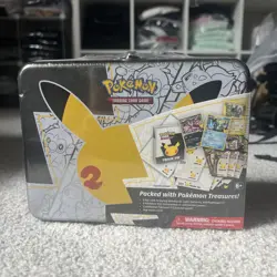Pokemon TCG Celebrations 25th Anniversary Collector Chest Lunchbox Tin Sealed 820650809415 - Image 1