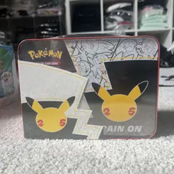 Pokemon TCG Celebrations 25th Anniversary Collector Chest Lunchbox Tin Sealed 820650809415 - Image 2