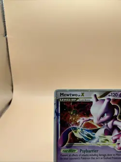 Mewtwo LV.X DP28 Black Star Promo 2008 Holo Rare Pokemon Card TCG Bottom Corner - Image 5