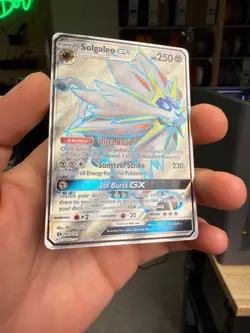 Pokemon TCG Solgaleo GX Full Art Ultra Rare Holo Card Sun & Moon 143/149 NM - Image 2