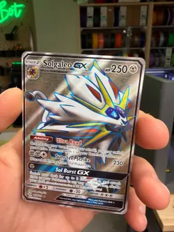Pokemon TCG Solgaleo GX Full Art Ultra Rare Holo Card Sun & Moon 143/149 NM - Image 3