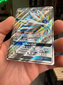 Pokemon TCG Solgaleo GX Full Art Ultra Rare Holo Card Sun & Moon 143/149 NM - Image 4