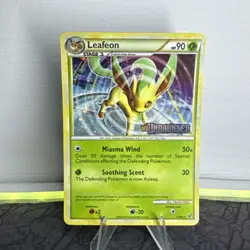 Leafeon - 17/90 - Pokemon Undaunted Prerelease Holo Rare MP-LP - Image 1