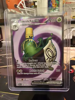 Sinistcha ex 189/167 Sv06: Twilight Masquerade Holo Pokemon TCG NM - Image 2