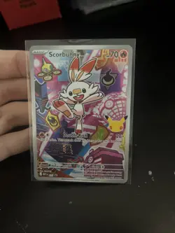 Scorbunny 053 Pokemon First Partner Illustration Collection Series 2 A - Image 2