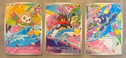 Pokemon TCG Litten Rowlet Popplio First Partner Illustration Promo Set | NM - Image 1