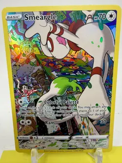 Smeargle TG10/TG30 Holo Silver Tempest Trainer Gallery Pokemon Near Mint P1 - Image 2