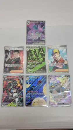 Pokemon: Destined Rivals Lot Team Rocket's Houndoom 191/182 Team Rockets Spidops - Image 1