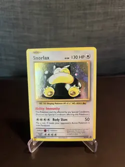 Pokemon Snorlax XY179 Holo Black Star Promo TCG Card 2016 LP - Image 1