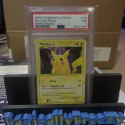 2009 Pokemon Platinum Pikachu Rising Rivals Holo #112 PSA 7 - Image 1